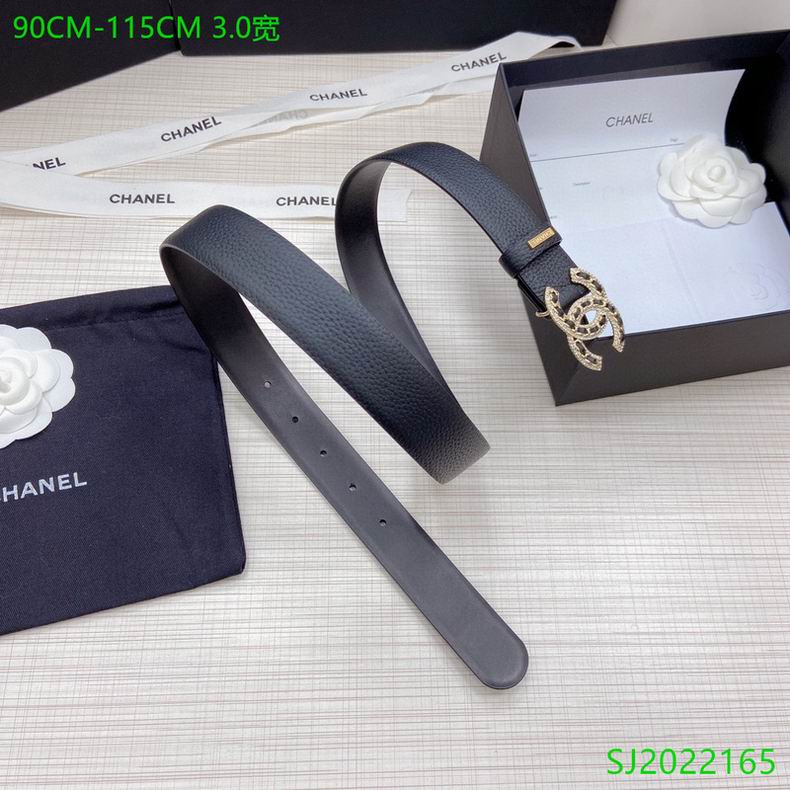 Chanel Belt 30mmX95-110cm 7D178